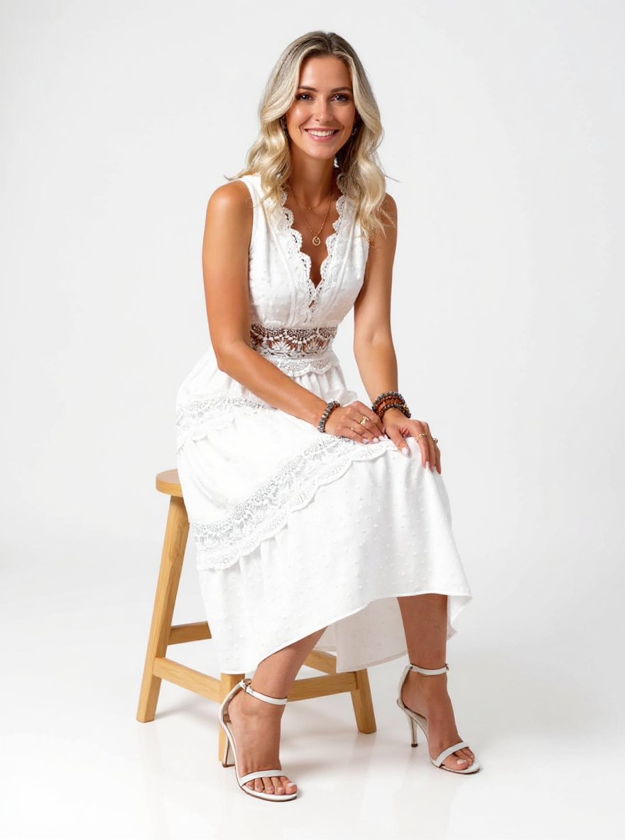 Robe dentelle chic