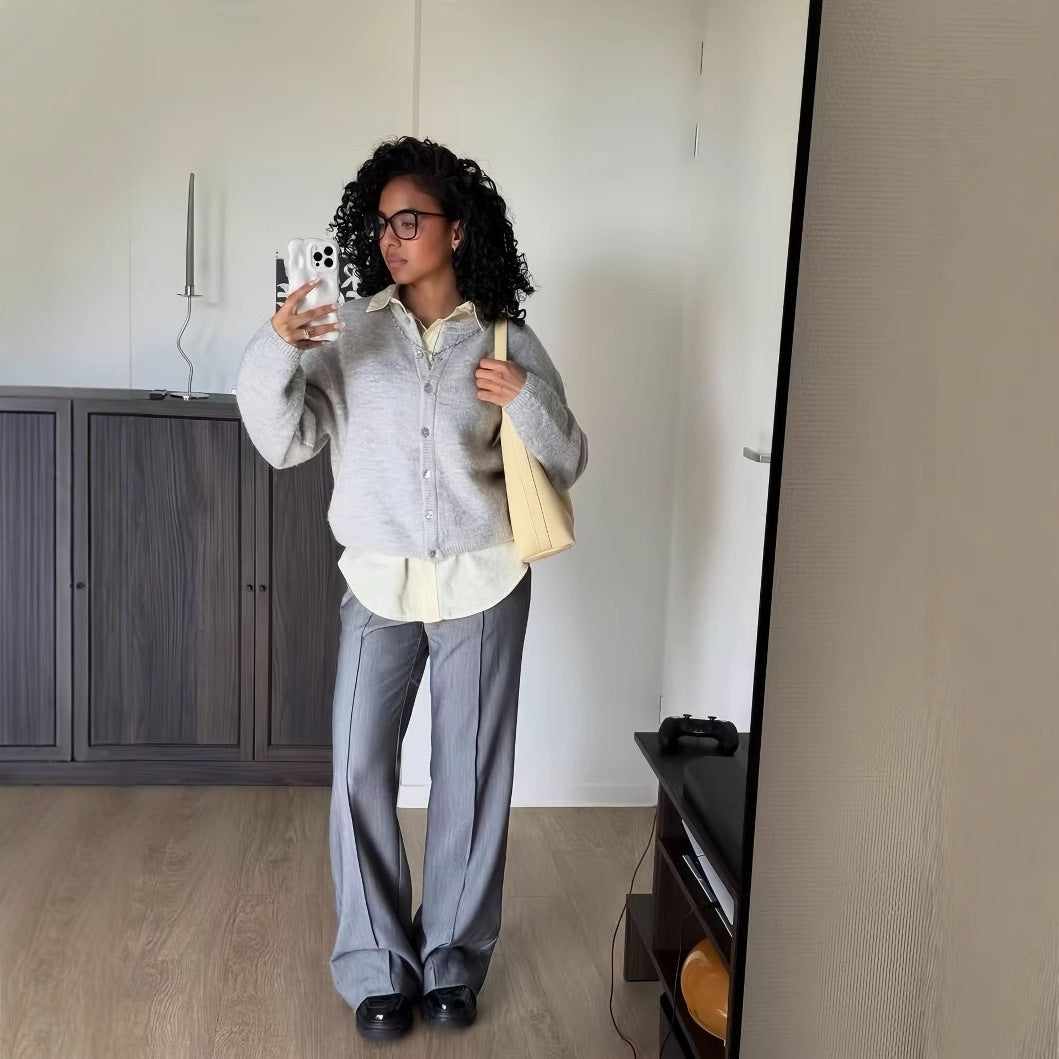 La Douce Maille® | Cardigan Sable